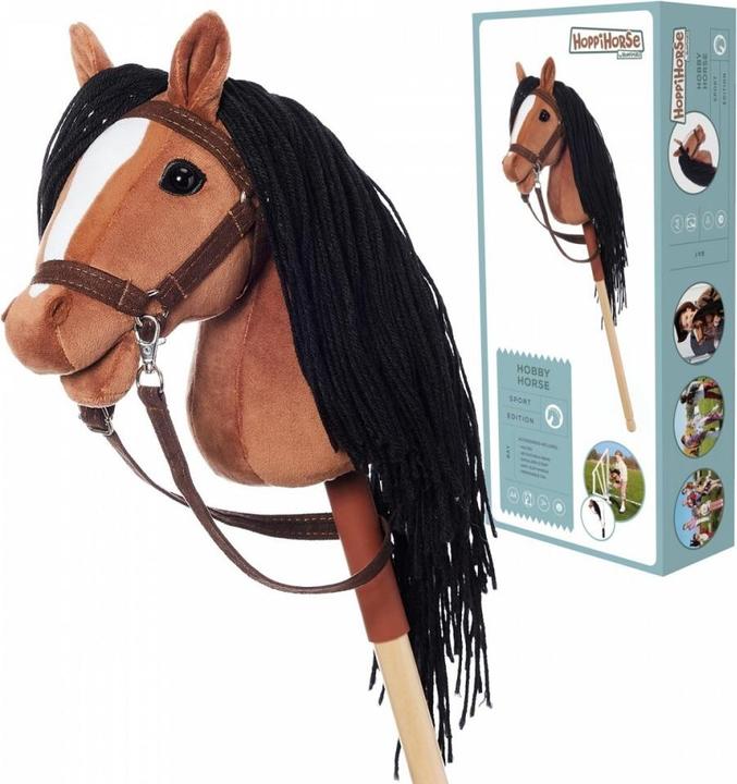 Actual product image Tootiny Steckenpferd HOPPIHORSE Hobby Horse A4 Brauner