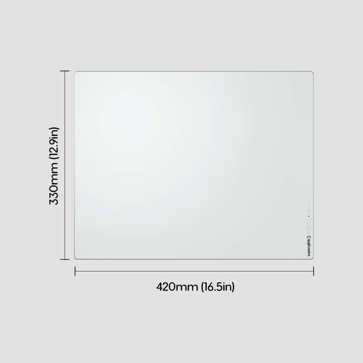 Actual product image Pulsar Superglide V3 Glass Pad Type-S - Large - Hvid (L)