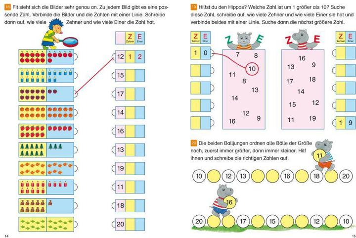 Produktbild Fragenbär - Richtig rechnen 1. Klasse (Deutsch, Vera Lohmann, 2015)