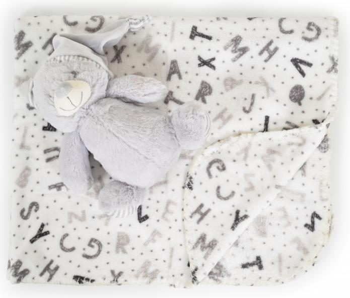 Cangaroo Baby Blanket 90 x 75 cm Plush Animal (90 x 75 cm)