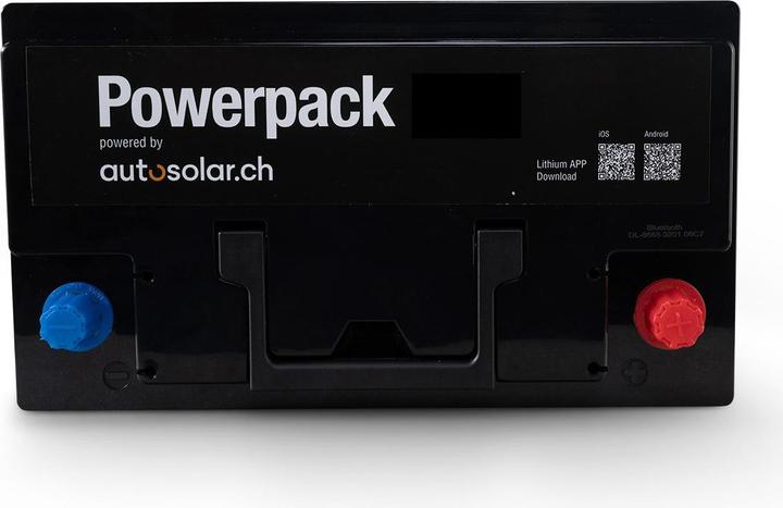 Produktbild Autosolar Lithium-Batterie 105 Ah (entspricht 210Ah einer AGM Batterie) (12.80 V, 210 Ah)