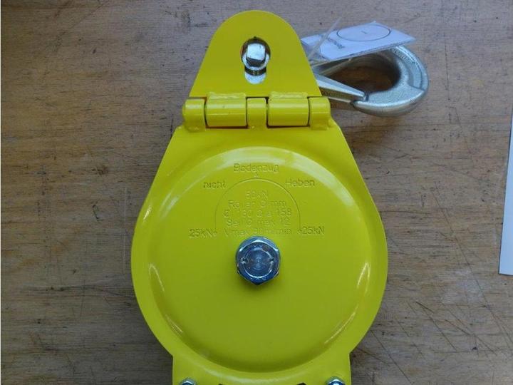 Productafbeelding Dönges Katrol, toelaatbare trekkracht 80 kN, 16 mm