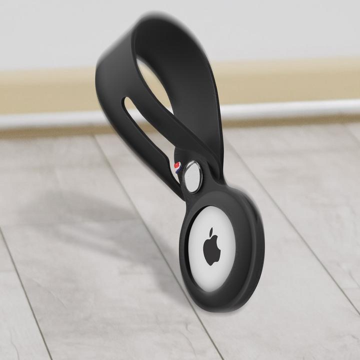 Actual product image Decoded Silicone AirTag Pendant