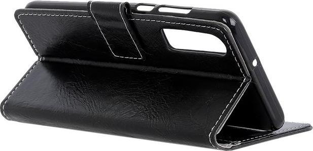 Actual product image MU Classic Crazy Horse III Leather Bookcover Series (Huawei P30)