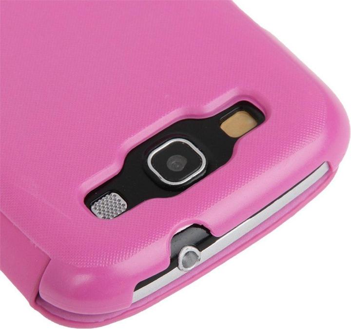 Produktbild König Design Handyhülle Tasche für Samsung Galaxy S3 i9300 / i9305 / S3 NEO i9301 pink gebürstet (Samsung Galaxy S3 i9300, Samsung Galaxy S3 LTE i9305)