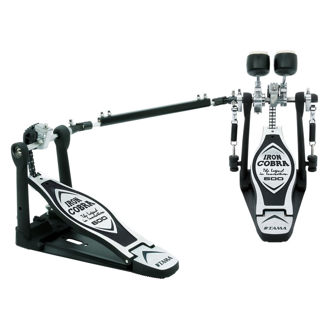 Tama HP600DTW IJzeren Cobra 600 Dubbel Drumpedaal, Trommel Accessoires, Veelkleurig