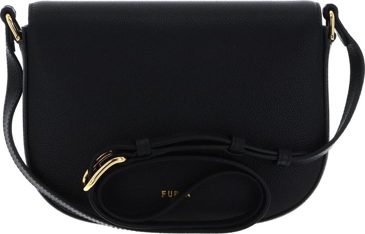 Actual product image Furla Vitello Night Moonlight Crossbody Bag