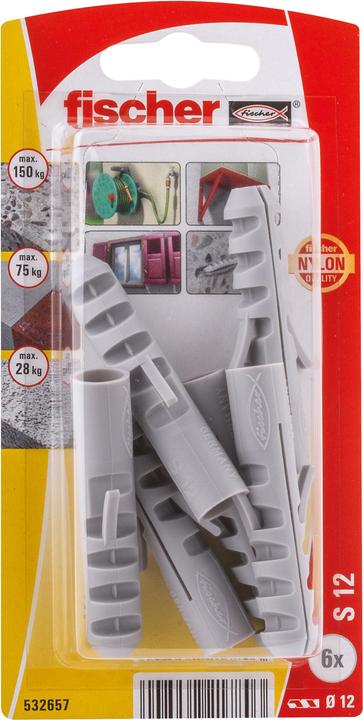 Produktbild Fischer Dübel S 12 K (6 Stk.)