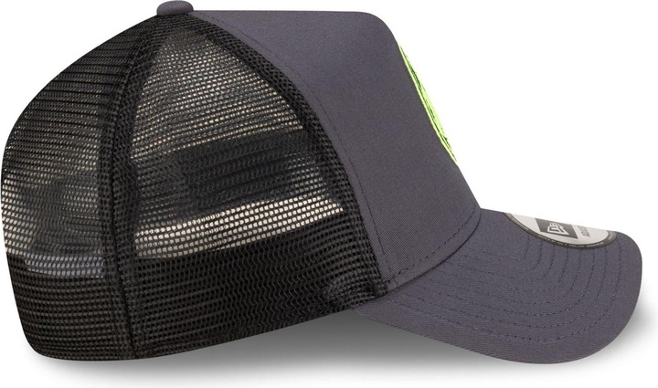 Actual product image New Era A-Frame Mesh Trucker Cap - AC Milan charcoal