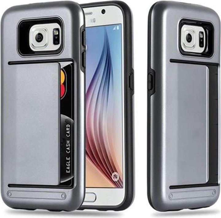Image du produit Cadorabo Étui de protection hybride avec compartiment pour carte (Samsung Galaxy S6)
