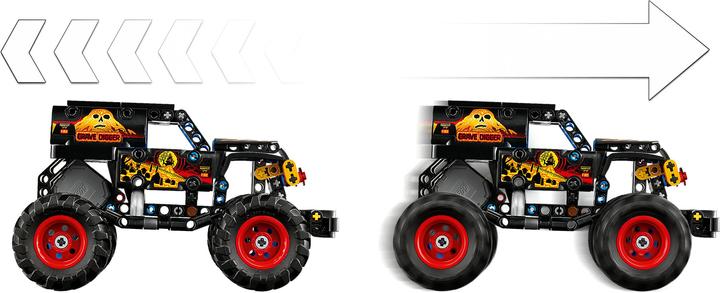 Actual product image LEGO Monster Jam Grave Digger Feuer und Eis (LEGO Technic)