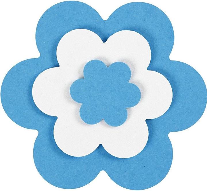 Produktbild Creativ Company Motivstanzer Blumen 3 Stück, Durchmesser: 7.5 cm, 4.9