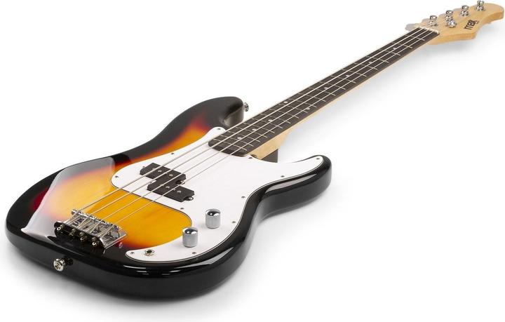 Produktbild Max Music E-Bass GigKit Sunburst (E-Bass, Basswood Body mit hard marble Hals)