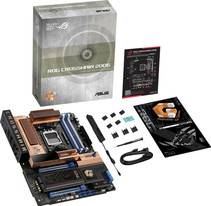 Actual product image ASUS ROG Crosshair 2006 AMD X870E 4*DDR5 5*M.2 4*SataIII AM5 HDMI ATX (AM5, AMD X870E, ATX)