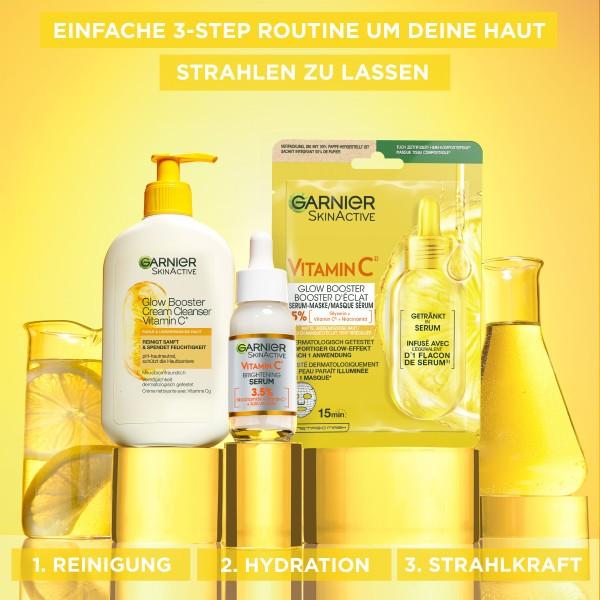 Immagine prodotto Garnier Glow Booster Crema Detergente Vitamina C 250 ml (Gel detergente, 250 ml)