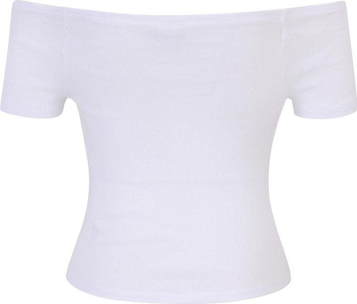 Produktbild Urban Classics Ladies Off Shoulder Rib Tee 2-Pack (S)