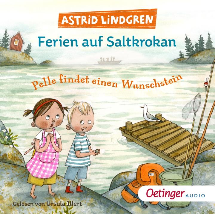 Vacation on Saltkråkan. Pelle finds a wishing stone (Astrid Lindgren, German)