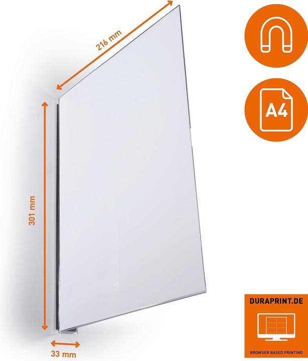 Actual product image Durable Gangschild magnetisch A4 hoch 10 stk