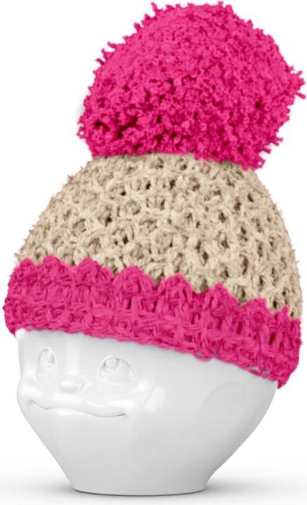 Produktbild 58 Products Eierbecher Mütze Elfenbein / Magenta (1 x)