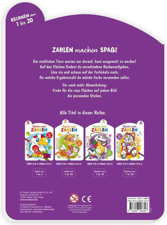 Produktbild Malen nach Zahlen 4. Level Malbuch