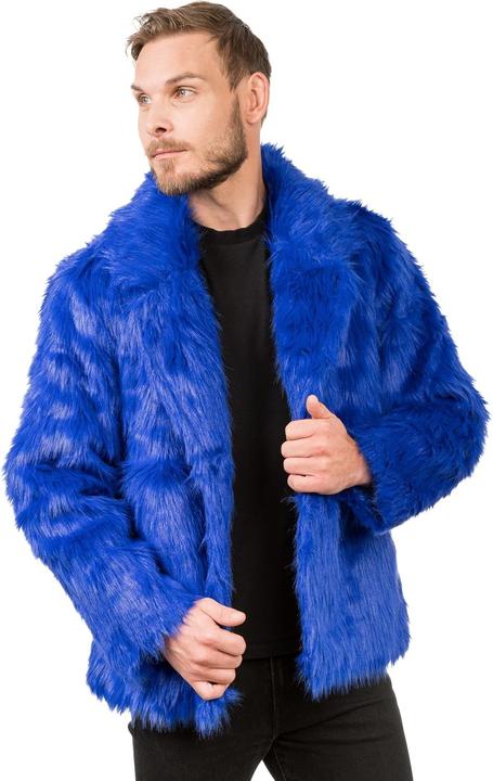 Produktbild Chaks Jacke - Kunstfell: Blau (M)