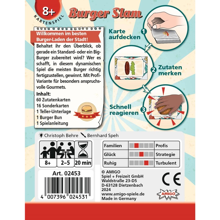 Actual product image Amigo Burger Slam, d (German)