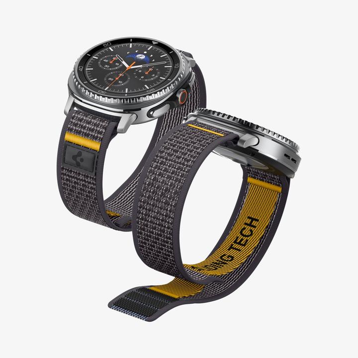 Produktbild Spigen - Athlex Air - Samsung Galaxy Watch8 40mm - Active Gray (20 mm, 22 mm, Fabric)