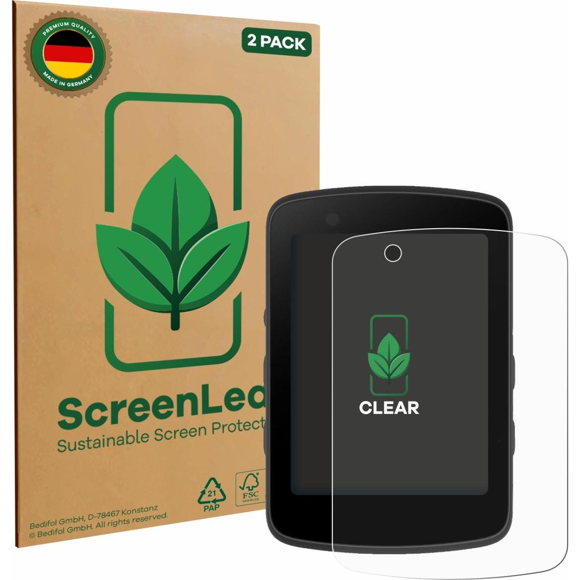 ScreenLeaf Pellicola protettiva, Proteggi Schermo Sostenibili, Clear, Antigraffio, Pellicola protettiva