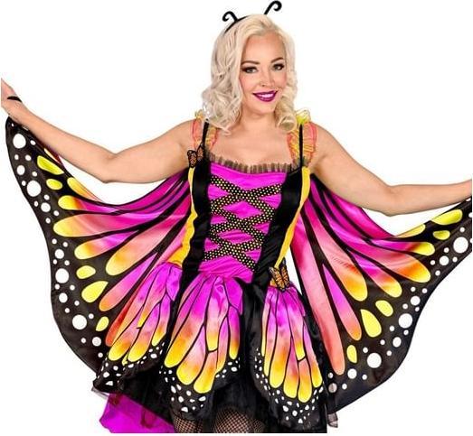 Produktbild Widmann SCHMETTERLING (Kleid mit Tutu, Flügel, Antennen), XS (XS)