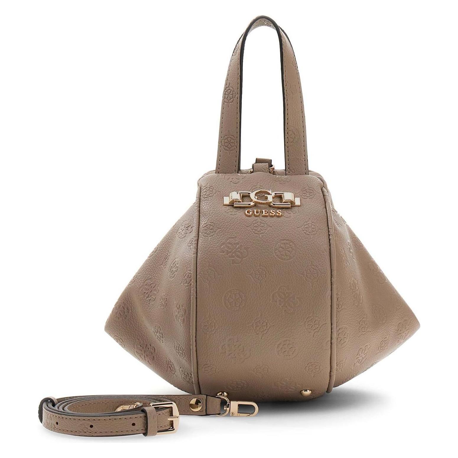 Guess, Damen, Handtasche, Anise Top Handle Pouch, Braun