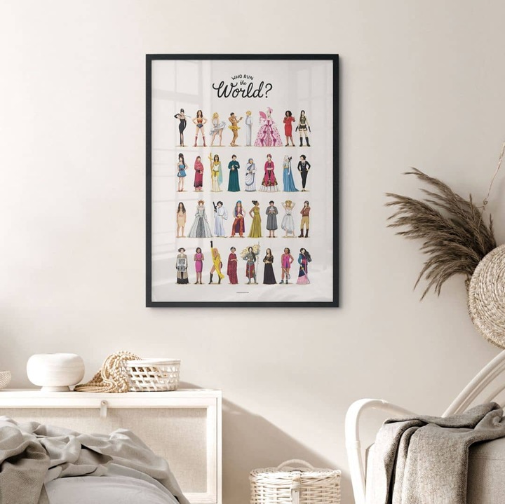 Produktbild Trenddeko Tohmé - Who run the World (80 x 100 cm)