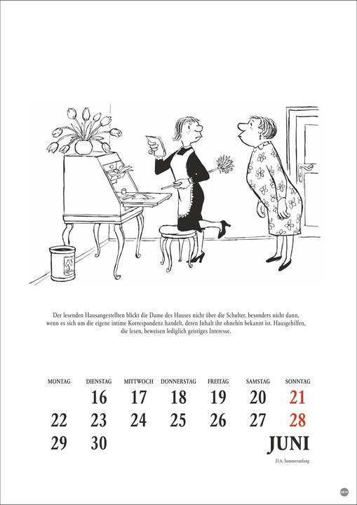 Produktbild Loriot Heile Welt Halbmonatskalender 2026 (Spezial)