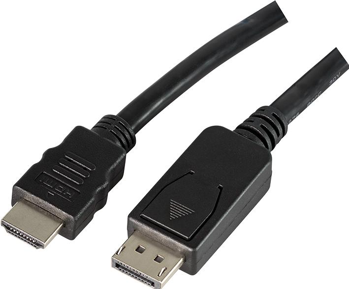 Image du produit LogiLink DisplayPort vers HDMI (2 m, DisplayPort)