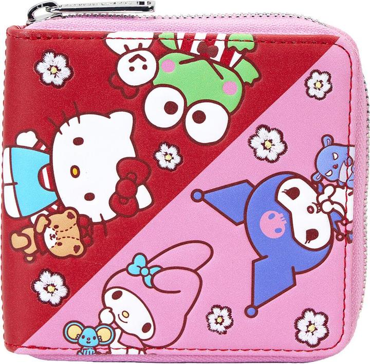 Actual product image Loungefly Sanrio by Wallet Hello Kitty & Friends Color Block