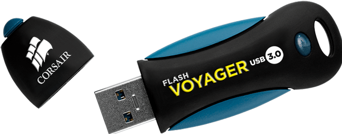 Produktbild Corsair Flash Voyager (128 GB, USB-A, USB 3.0)