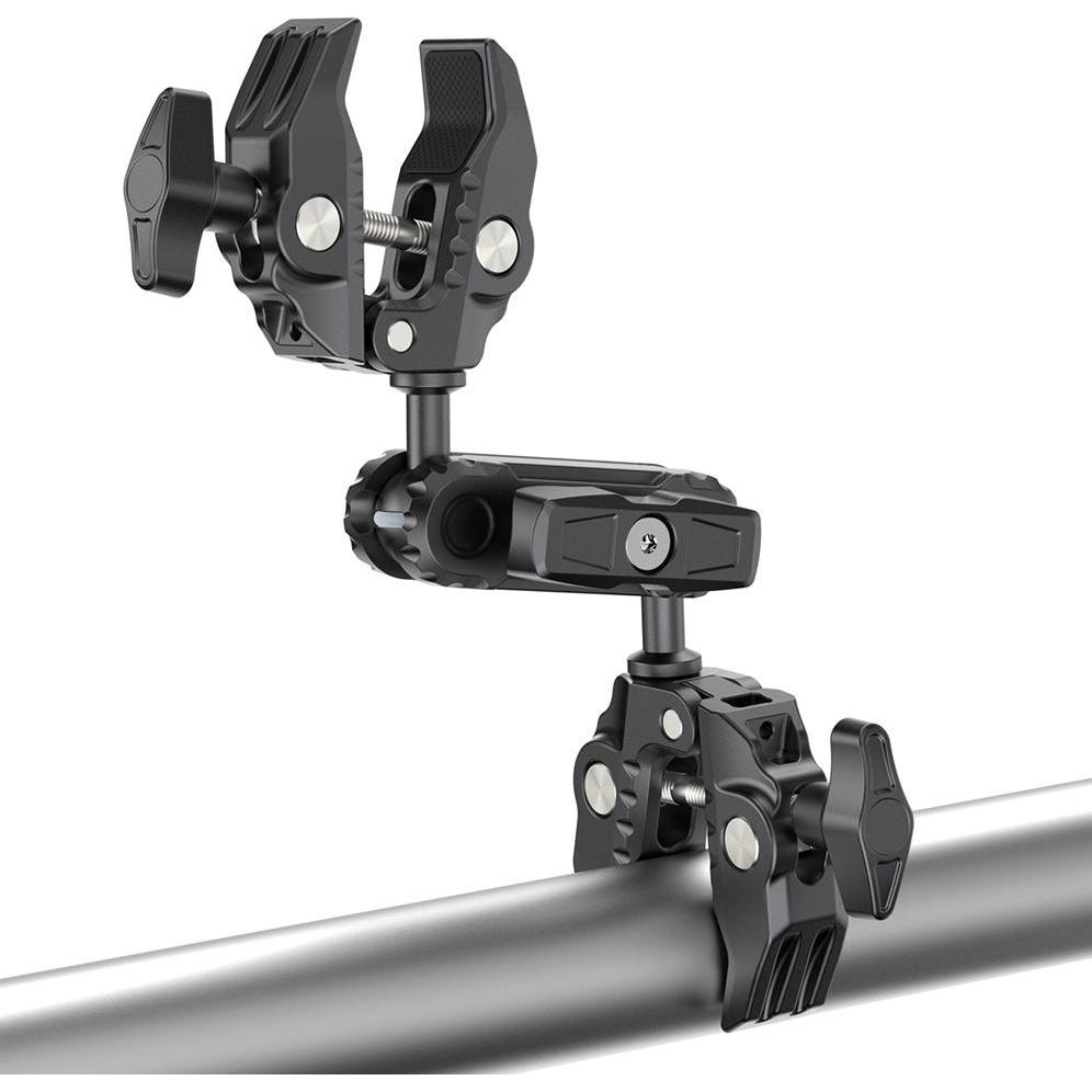 Thumbnail - Ulanzi CO17 Super Clamp With Dual Ballhead Magic Arm (Halterungsbügel), Digitalkamera Zubehör, Schwarz