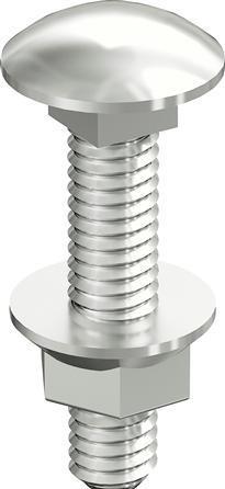 Actual product image Schneider Electric WIBE GROUP Screw set 2Black galvanised