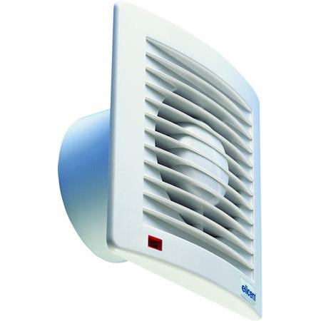 Maico, Belüftungsventilator, Ventilator E-Style 100 PRO MHT, Rückschlagklappe, Zeitschaltuhr (Nachlauf 3-25min) und Feuc...