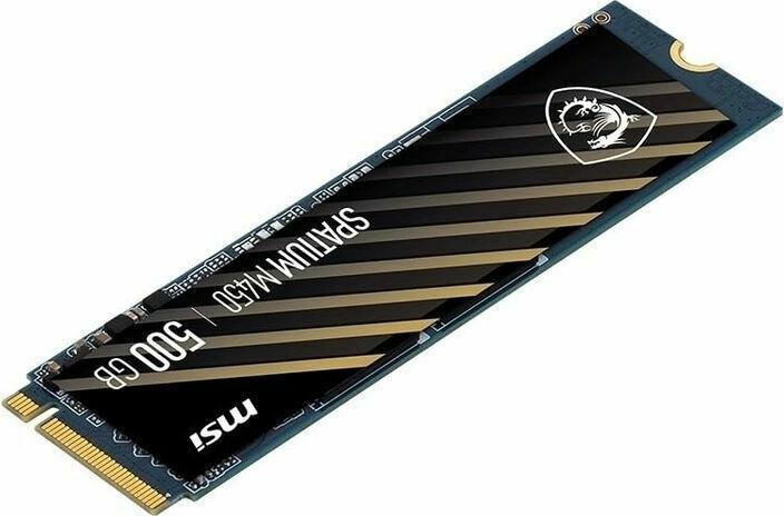 Actual product image MSI SSD SPATIUM M450 PCIE 4.0 NVME M.2 500GB V (500 GB, M.2, M.2 2280)