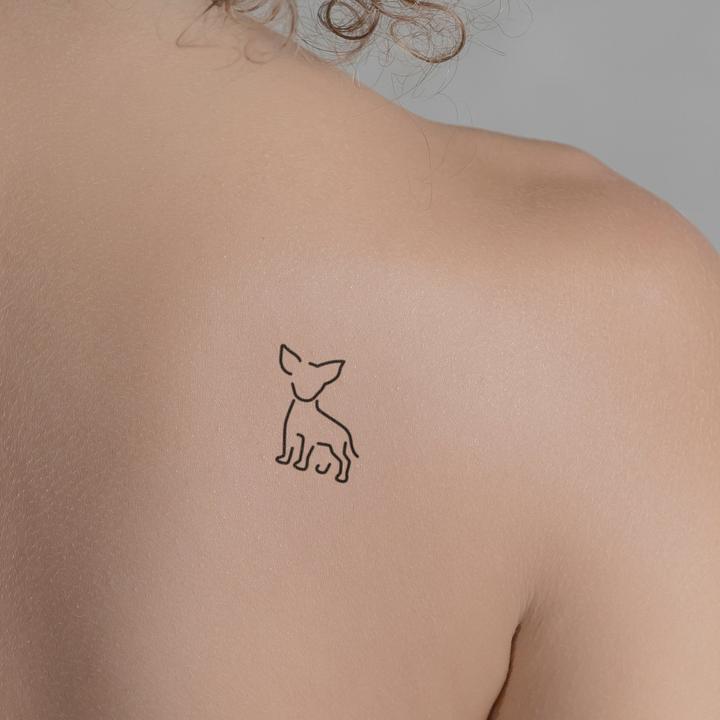 Produktbild minink Temporäres Tattoo – Kleiner Hund