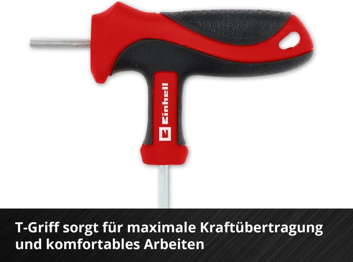 Actual product image Einhell Accessories T-Griff Schraubendr.Satz 6tlg (Allen screw)