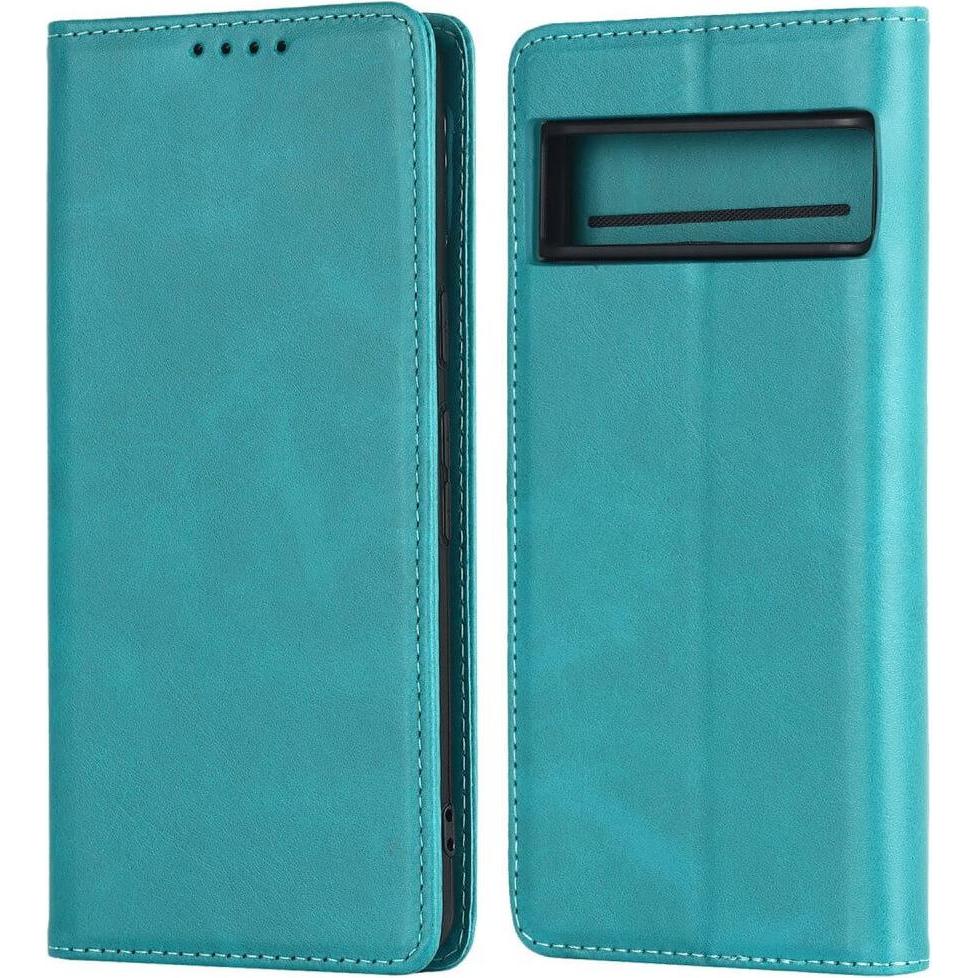 Thumbnail - Cover-Discount Google Pixel 7 - Stand Flip Case Hülle türkis (Google Pixel 7), Smartphone Hülle, Türkis