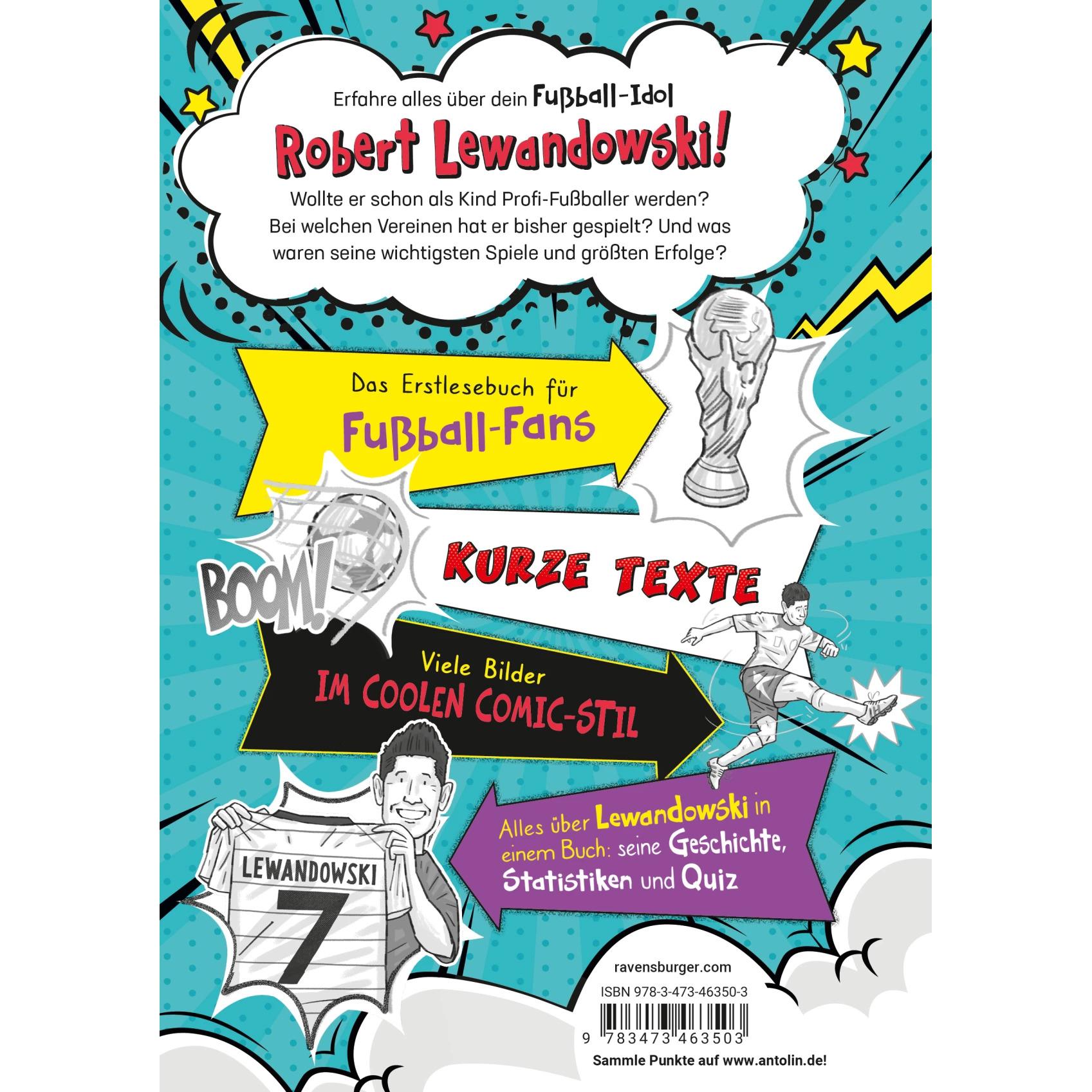 Fussball-Stars - Alles über Lewandowski, Kinderbücher von Simon Mugford, Ulrich Thiele, Dan Green