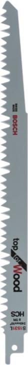 Image du produit Bosch Professional Zubehör Lame de scie sabre S 1531 L, Top for Wood, paquet de 5