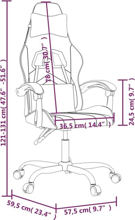 Produktbild vidaXL Gaming-Stuhl