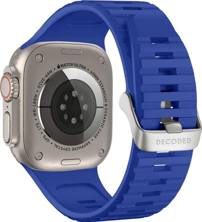 Image du produit Decoded Silicone Ultra Traction Strap 42/44/45/49mm Bleu Galc (Silicone liquide (LSR))