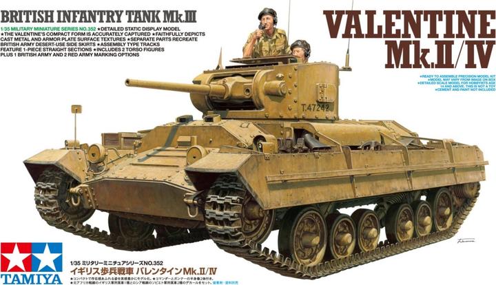 Produktbild Tamiya British Infantry Tank Mk.III Valentine Mk.II/IV