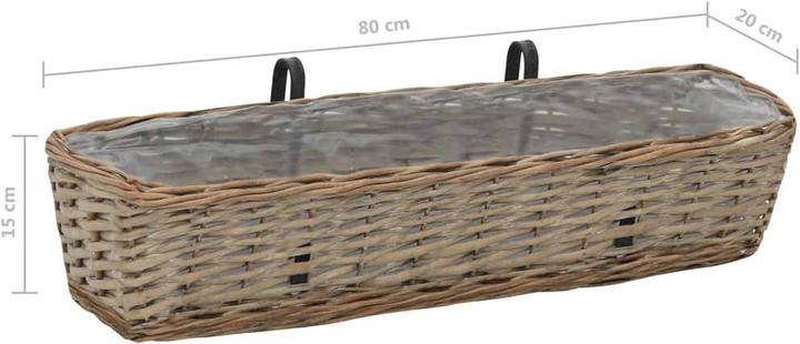 Produktbild vidaXL Pflanzgefäss (80 x 20 x 15 cm)