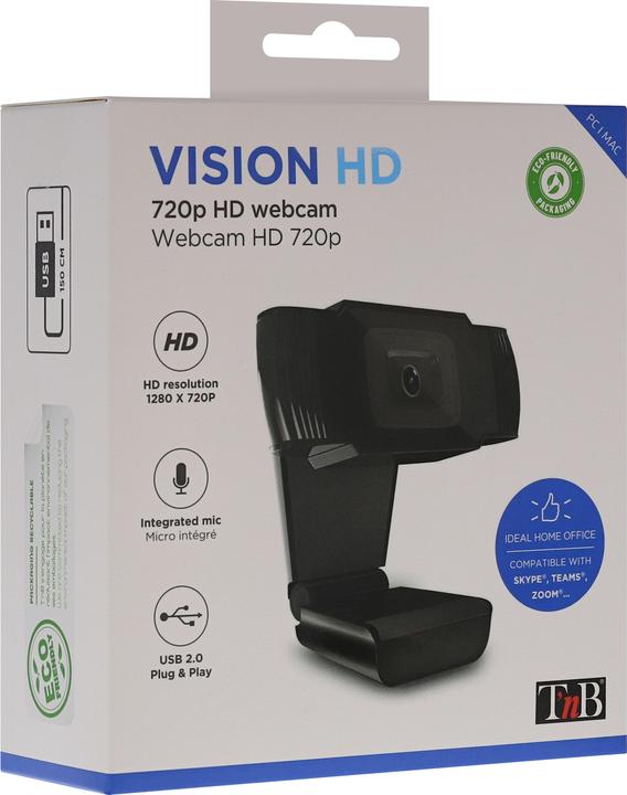 Produktbild T'nB Webcam compatible 720p (1.00 Mpx)