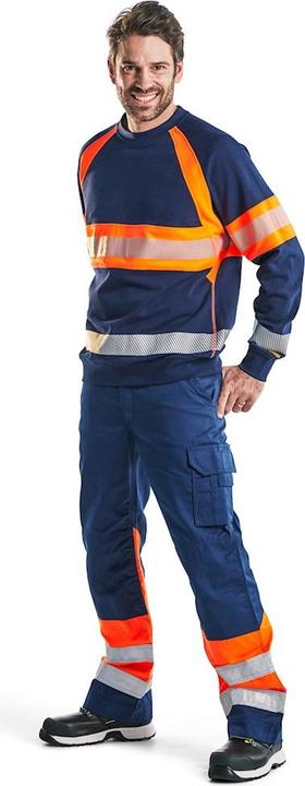 Produktbild Blakläder unisex Warnschutzhose 1564 blau Groesse 56 (56, 56)